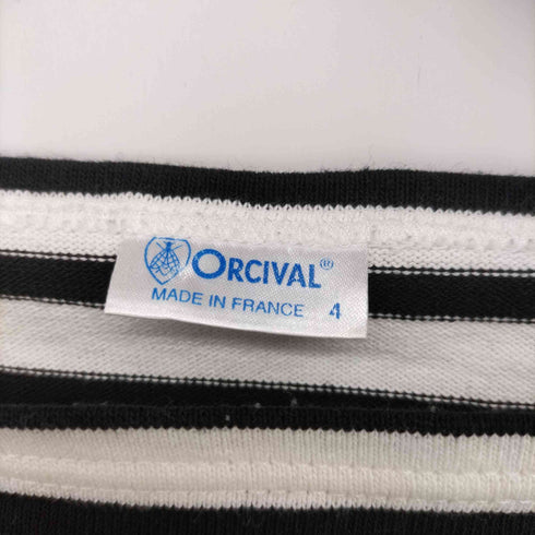 オーチバル ORCIVAL ボーダー ボートネック カットソー バスクシャツ レディース 4