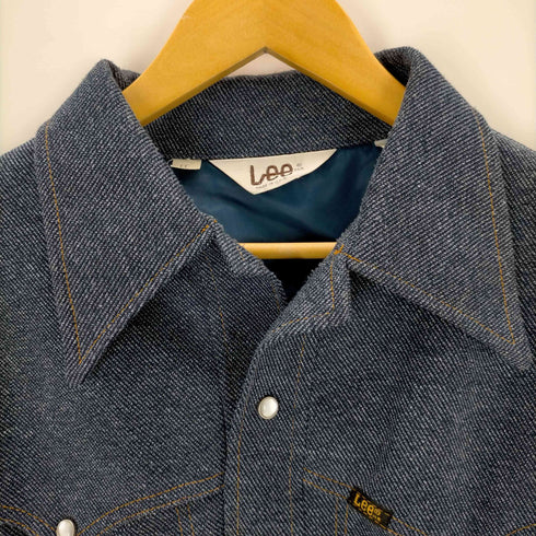 リー Lee 70s-80s USA製 ポリエステルウエスタンシャツジャケット メンズ JPN:XL