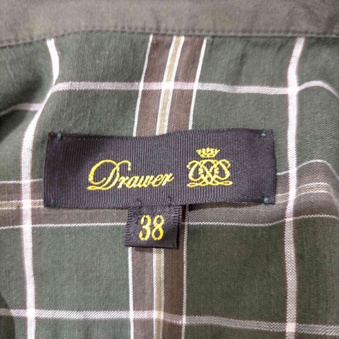 ドゥロワー Drawer チェック スキッパー ブラウス レディース JPN:38