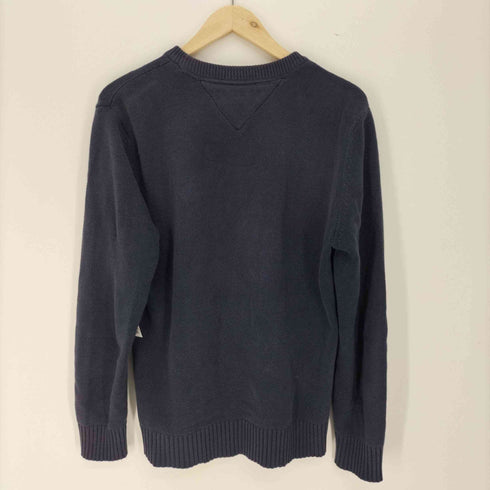 トミーヒルフィガー TOMMY HILFIGER 00S ロゴ刺繍 コットン ニット メンズ import:S
