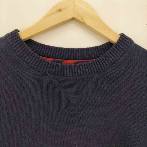 トミーヒルフィガー TOMMY HILFIGER 00S ロゴ刺繍 コットン ニット メンズ import:S