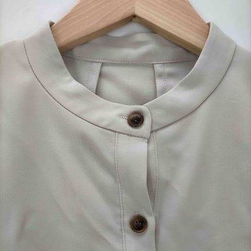 エヌナチュラルビューティーベーシック N.NATURAL BEAUTY BASIC ガルーダドビー三角ケープブラウス レディース JPN:M
