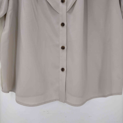 エヌナチュラルビューティーベーシック N.NATURAL BEAUTY BASIC ガルーダドビー三角ケープブラウス レディース JPN:M