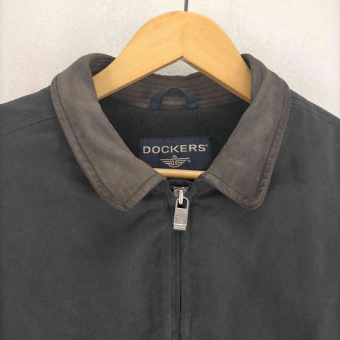 ドッカーズ DOCKERS 90s 襟レザー裏地フリースジップジャケット メンズ JPN:XL