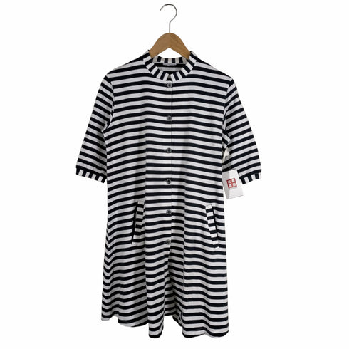 マリメッコ marimekko スタンドカラーボーダーシャツワンピース レディース JPN:S