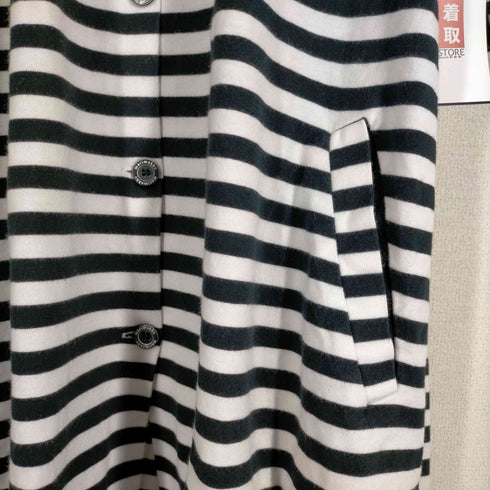 マリメッコ marimekko スタンドカラーボーダーシャツワンピース レディース JPN:S