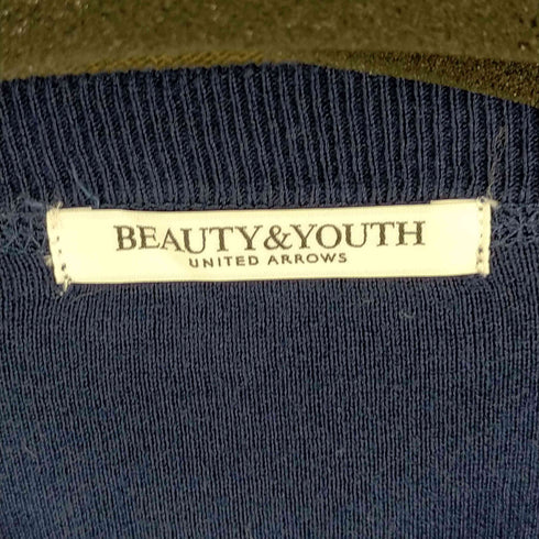 ビューティーアンドユースユナイテッドアローズ BEAUTY & YOUTH UNITED ARROWS 24SS ソフトコットン Vネック スムース ニットプルオーバー レディース