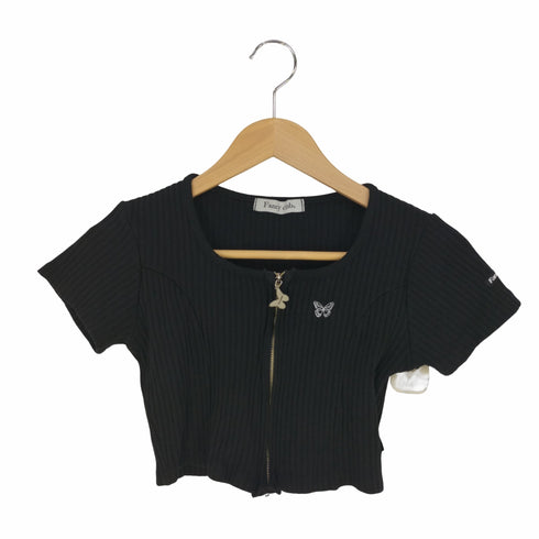 NASTY FANCY CLUB BELLEZA SQUAR NECK ZIP-UP/ベレッツスクエアネック ジップアップカーディガン レディース