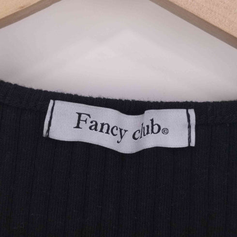 NASTY FANCY CLUB BELLEZA SQUAR NECK ZIP-UP/ベレッツスクエアネック ジップアップカーディガン レディース