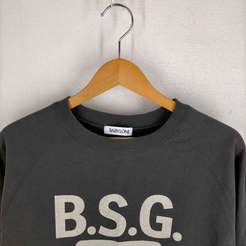 バビロン BABYLONE 23SS BSG SWEAT クルーネック プリント コットンプルオーバー レディース FREE