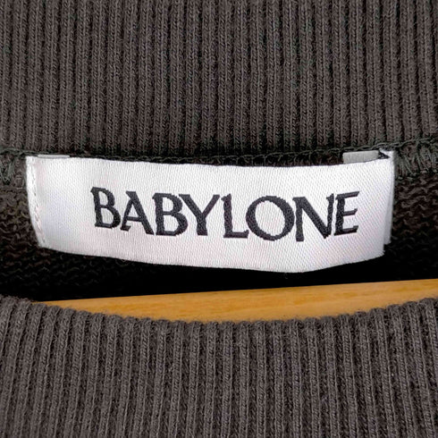 バビロン BABYLONE 23SS BSG SWEAT クルーネック プリント コットンプルオーバー レディース FREE