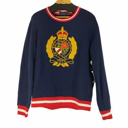 ポロラルフローレン POLO RALPH LAUREN CREST CREW NECK SWEAT クレスト クルーネックスウェット メンズ JPN:L