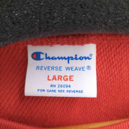 チャンピオン Champion REVERSE WEAVE フロント刺繍スウェット メンズ JPN:L