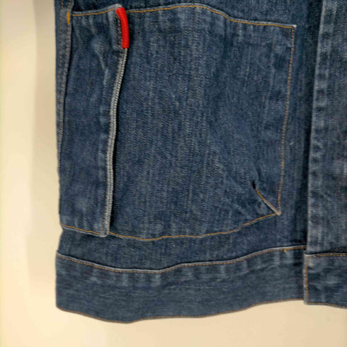 ギャップ Gap OLD GAP 紺タグ 4ポケット 比翼 タクティカル デニムジャケット Y2K メンズ import:L