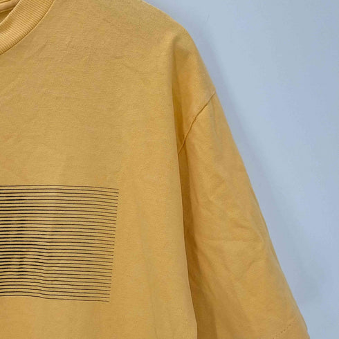 ステューシー Stussy OLD 紺タグ USA製 ショーンロゴ SSLINK モザイク加工 プリントクルーネックTシャツ メンズ import:L