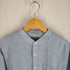 エディーバウアー Eddie Bauer ノーカラー リネンコットンシャツ メンズ JPN:M