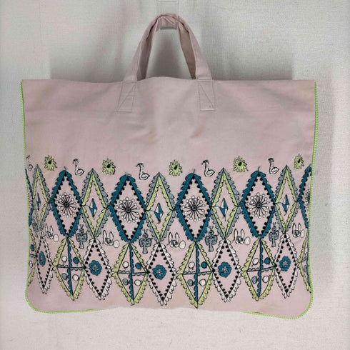 ミナペルホネン mina perhonen forest diamond レッスンバック Light pink レディース