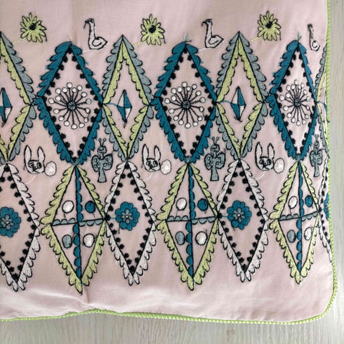 ミナペルホネン mina perhonen forest diamond レッスンバック Light pink レディース