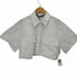 ザラ ZARA クロップドシャツ レディース M
