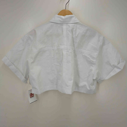 ザラ ZARA クロップドシャツ レディース M