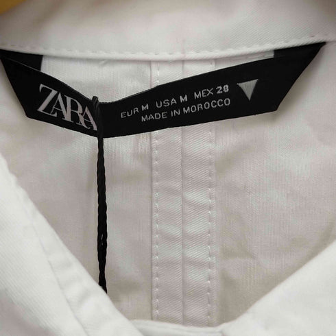 ザラ ZARA クロップドシャツ レディース M