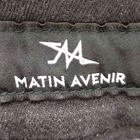 マタンアヴニール MATIN AVENIR イージーブラックデニムパンツ メンズ XL