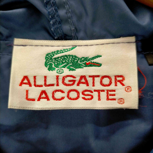 アリゲーターラコステ ALLIGATOR LACOSTE 白ワニ ナイロンパーカー メンズ import:M