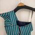 セルフポートレイト self-portrait Stripe Asymmetric Top レディース US 2