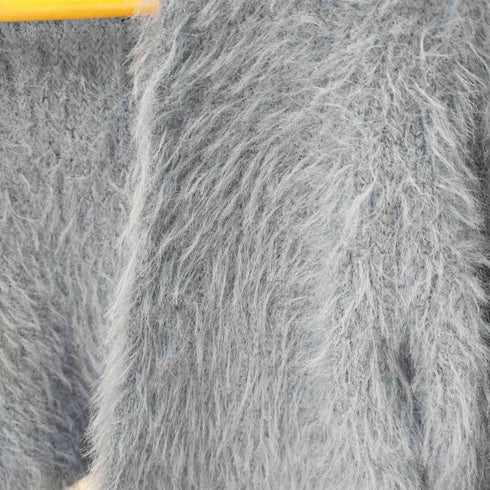ザラ ZARA クロップドシャギーカーディガン レディース FREE