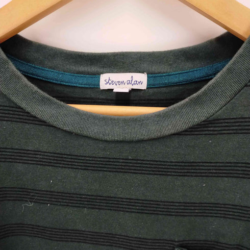 スティーブンアラン Steven Alan クルーネックボーダーTシャツ レディース JPN:L