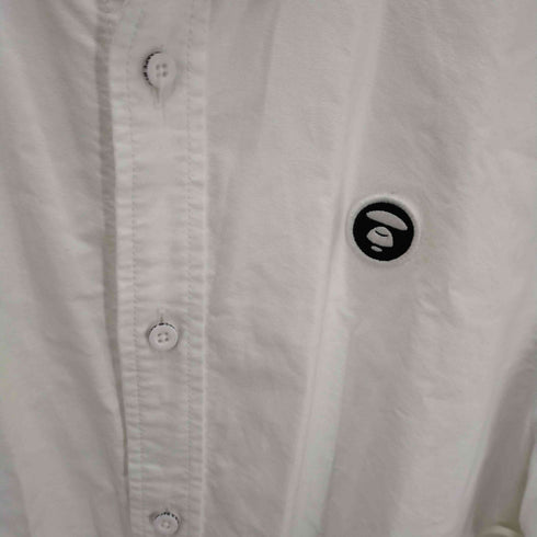 アベイシングエイプ A BATHING APE NOW SHORT SLEEVE SHIRTS ボタンダウンシャツ メンズ import:XL