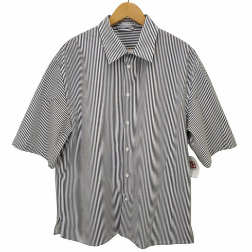 ザラ ZARA シアサッカー半袖シャツ メンズ XL