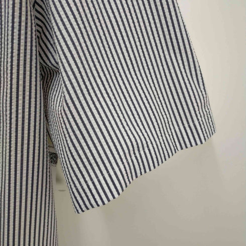 ザラ ZARA シアサッカー半袖シャツ メンズ XL