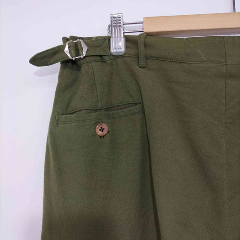MAENSON 40s MADE IN ENGLAND 英国製 LIGHTNINGジップ ツータック ウールパンツ メンズ