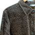 SOLUTIONS USA製 L/S ベロアレオパードシャツ レディース JPN:L