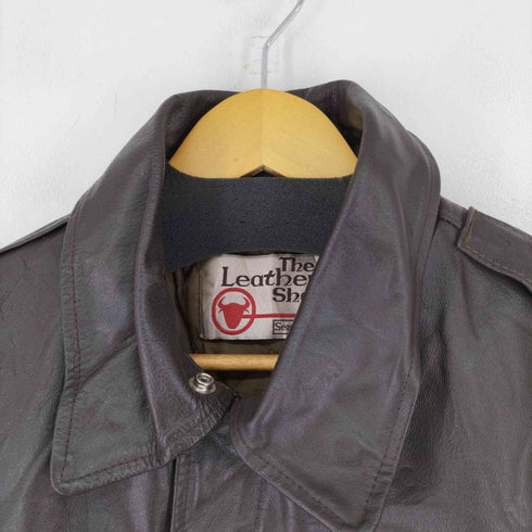 シアーズ Sears 70s The Leather Shop MADE IN USA G1 レザーフライトジャケット EMAR ZIPPER メンズ US:42