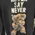 ミルク ボーイ MILK BOY NEVER SAY NEVER プルオーバーパーカー 熊 ベアー メンズ import:M