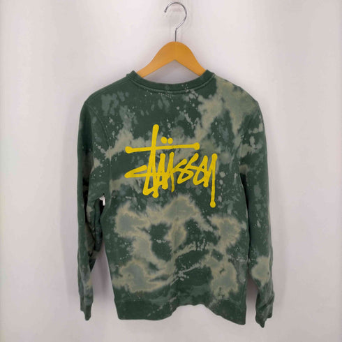 ステューシー Stussy 両面ストックロゴプリント タイダイ染め スウェット レディース import:S