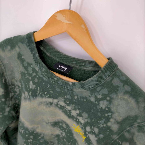 ステューシー Stussy 両面ストックロゴプリント タイダイ染め スウェット レディース import:S