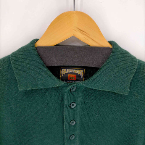 エフビーカウンティ FB COUNTY 90S コットン混 アクリル ニットポロシャツ メンズ import:M