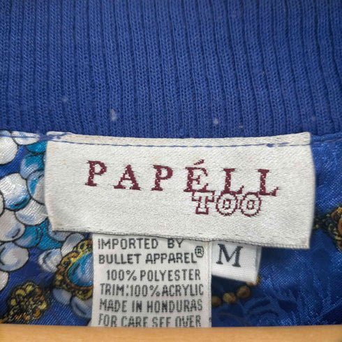 フルギ PAPELL ホンジュラス製 ジュエリープリント ジップブルゾン メンズ import:M