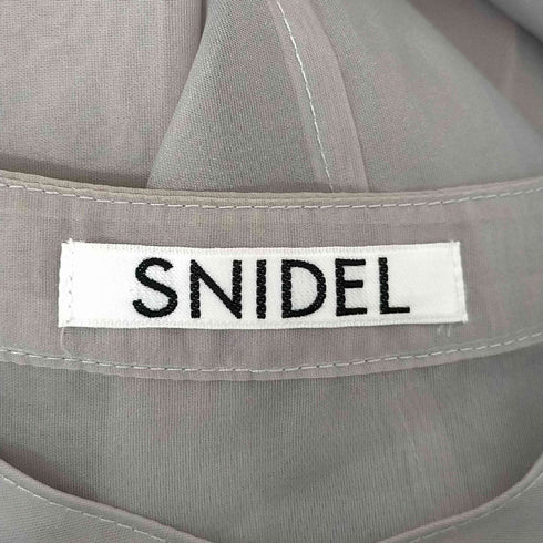 スナイデル snidel シアーバンドカラーシャツ レディース