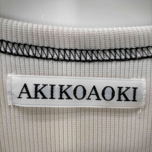 アキコアオキ AKIKOAOKI ブラトップTEE レディース FREE