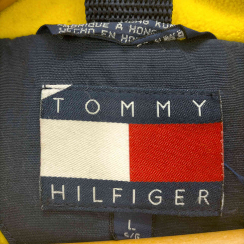 トミーヒルフィガー TOMMY HILFIGER 90S 裏起毛 リップストップ ウィンタージャケット メンズ import:L