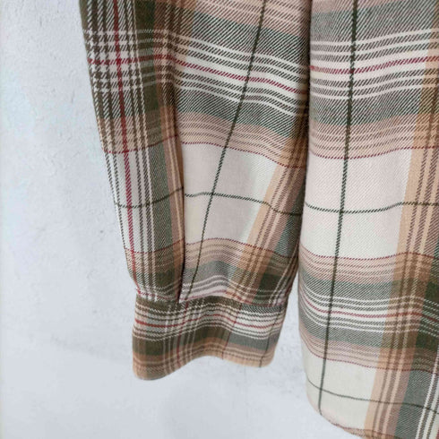 エディーバウアー Eddie Bauer 白タグ フラップポケット チェック レギュラーカラーシャツ メンズ import:L
