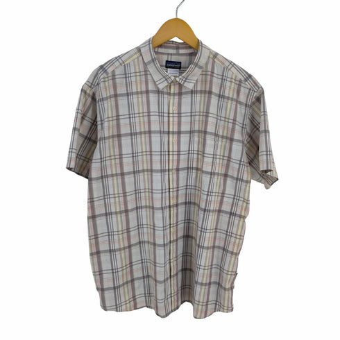 パタゴニア patagonia オーガニックコットン チェック S/S シャツ メンズ import:XL