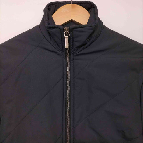 ジルサンダー JIL SANDER 00s Archive イタリア製 ダブルジップ ririジップ スタンドカラー パフジャケット メンズ EUR:46