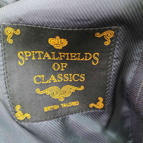 スピットフィールズ オブ クラシック SPITALFIELDS OF CLASSICS ストライプ イングランド ウール スーツ セットアップ メンズ 38