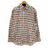 トミーヒルフィガー TOMMY HILFIGER フラッグタグ エンブレム 総柄 ボタンダウン長袖シャツ メンズ import:M