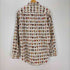 トミーヒルフィガー TOMMY HILFIGER フラッグタグ エンブレム 総柄 ボタンダウン長袖シャツ メンズ import:M